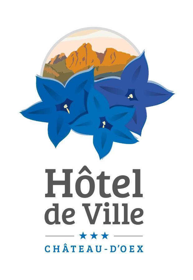 Hotel De Ville Chateau-d'Oex Exteriér fotografie